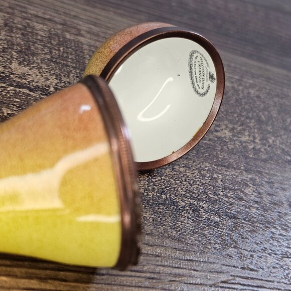 RARE! Set of 4 Halcyon Days Vintage Enamel Bonbonnieres Orange Apple Lemon Pear - Picture 10 of 10